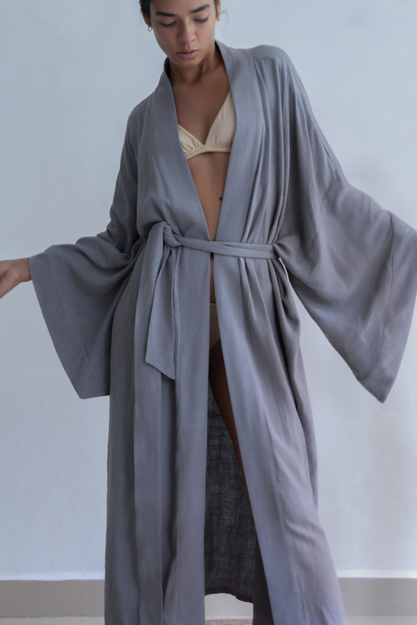 TLER gray unisex KIMONO