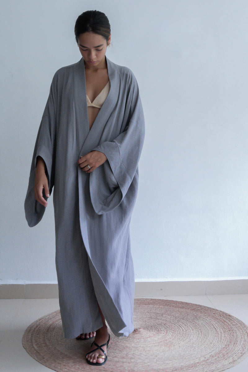 TLER gray unisex KIMONO