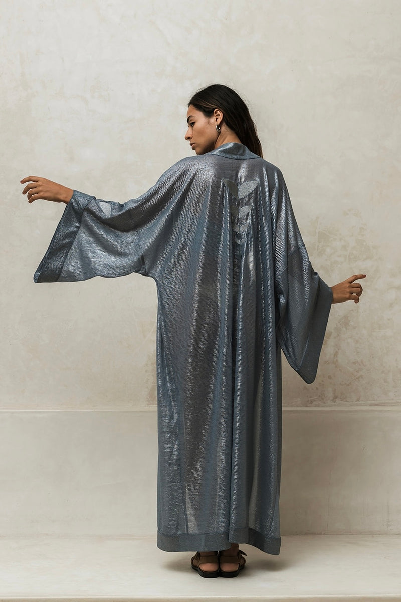 LERA BLUE UNISEX KIMONO