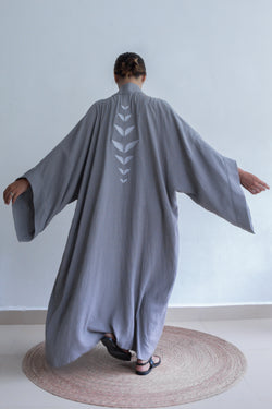 TLER gray unisex KIMONO